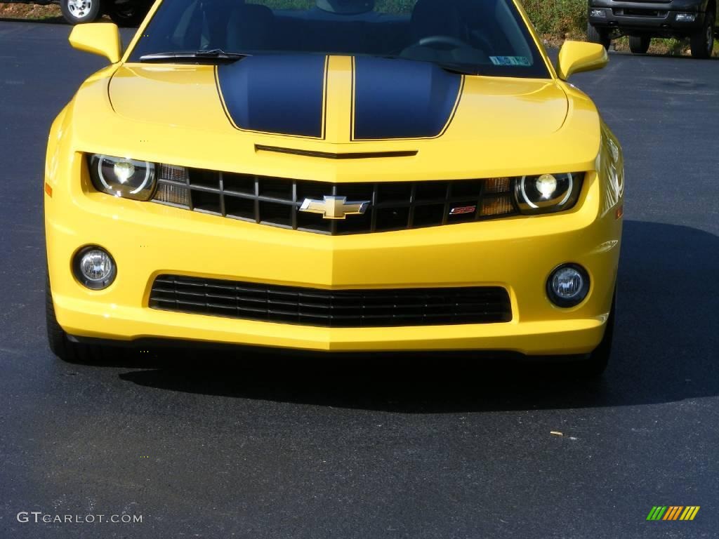 2010 Camaro SS Coupe - Rally Yellow / Black photo #4