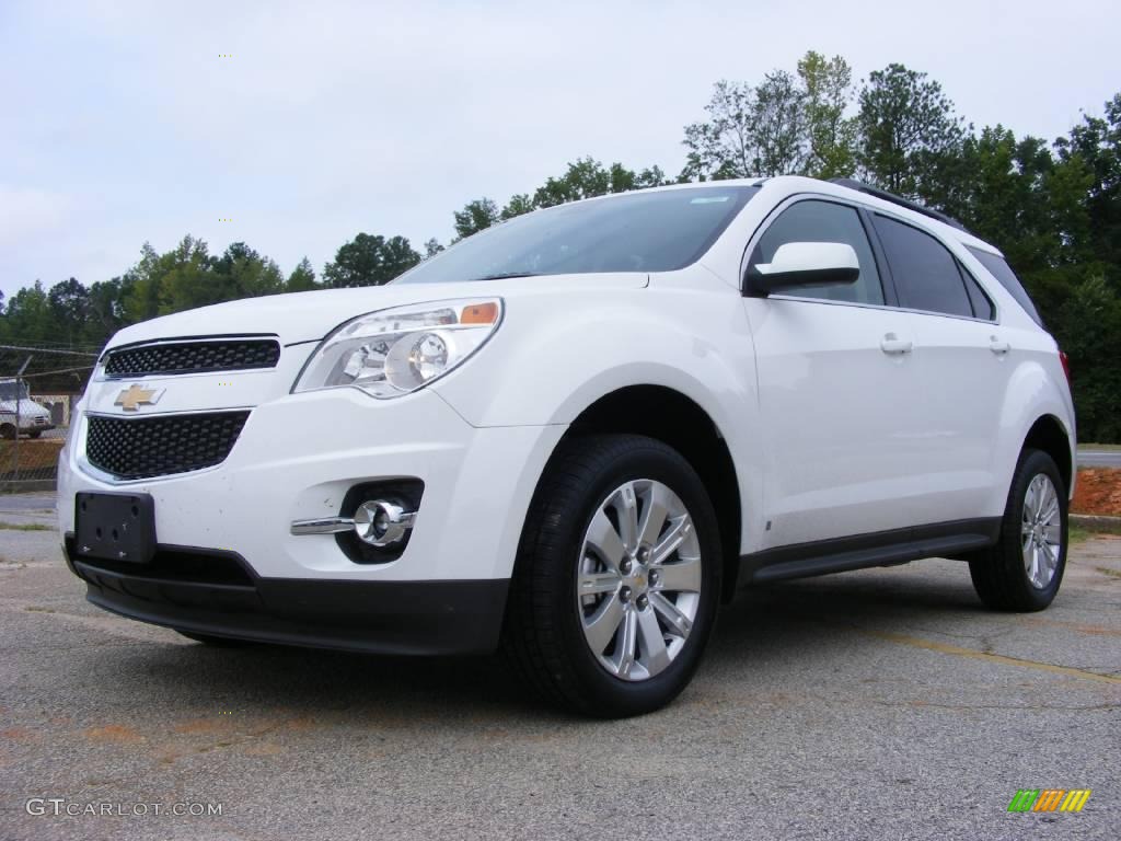 2010 Equinox LT - Summit White / Jet Black/Light Titanium photo #2