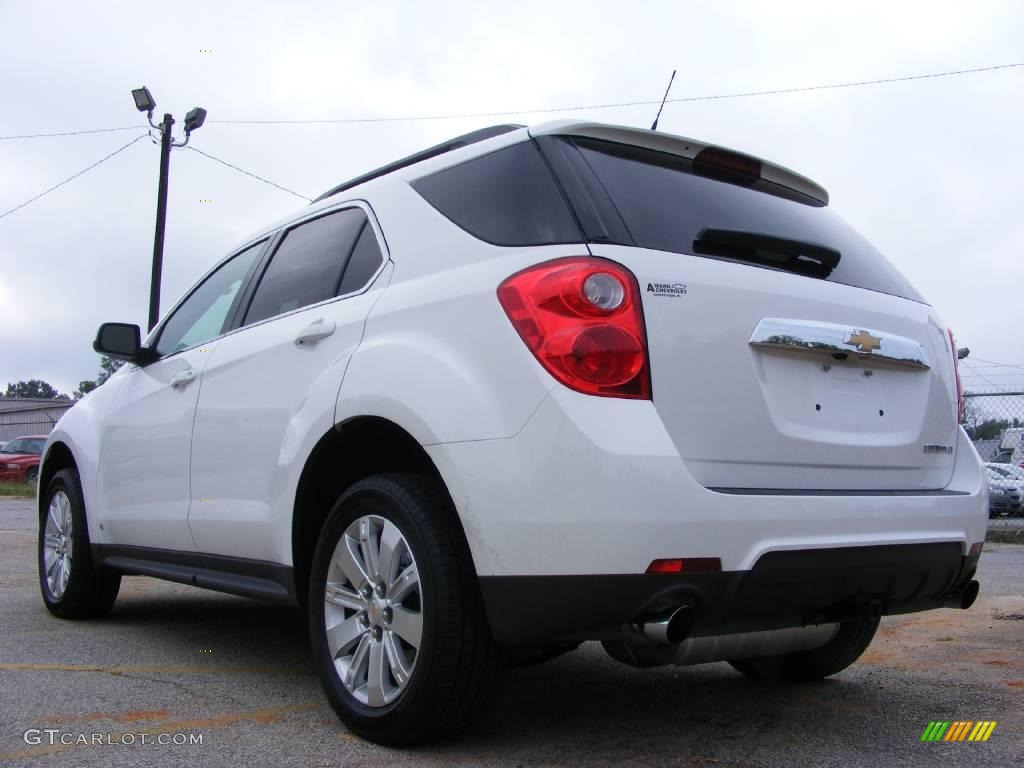 2010 Equinox LT - Summit White / Jet Black/Light Titanium photo #8