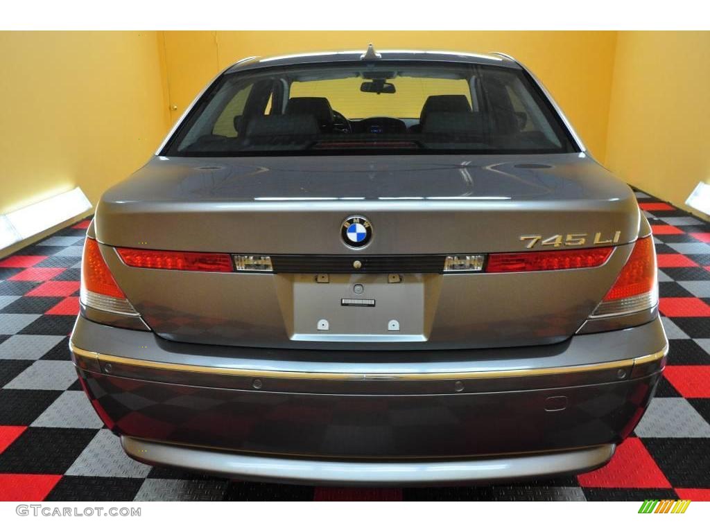 2005 7 Series 745Li Sedan - Titanium Grey Metallic / Black/Black photo #5