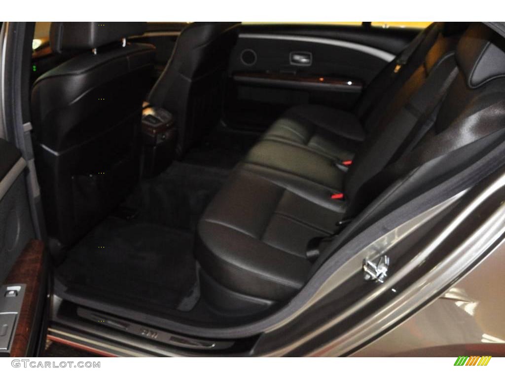2005 7 Series 745Li Sedan - Titanium Grey Metallic / Black/Black photo #14