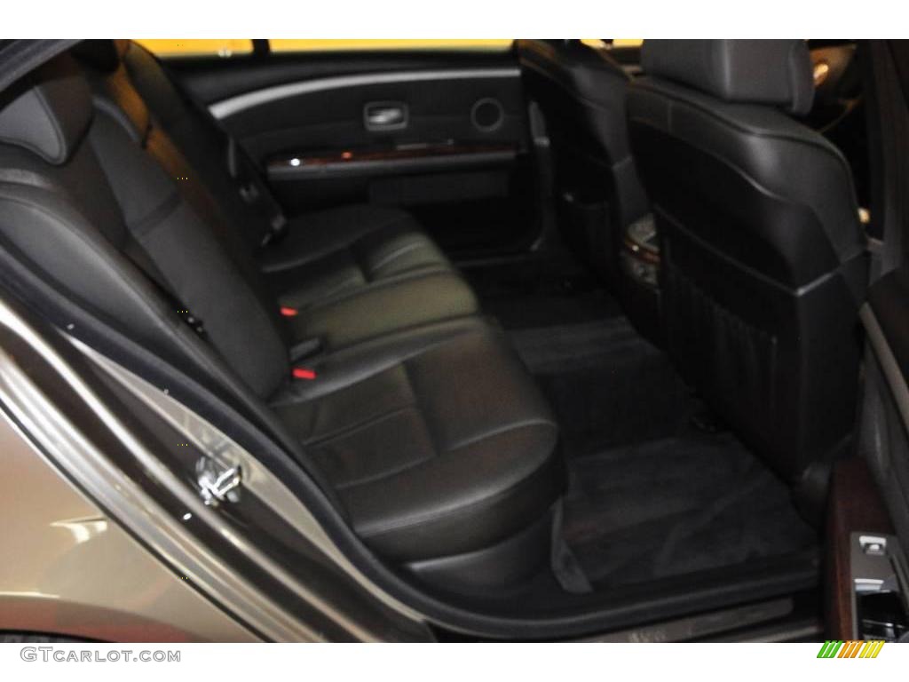2005 7 Series 745Li Sedan - Titanium Grey Metallic / Black/Black photo #16