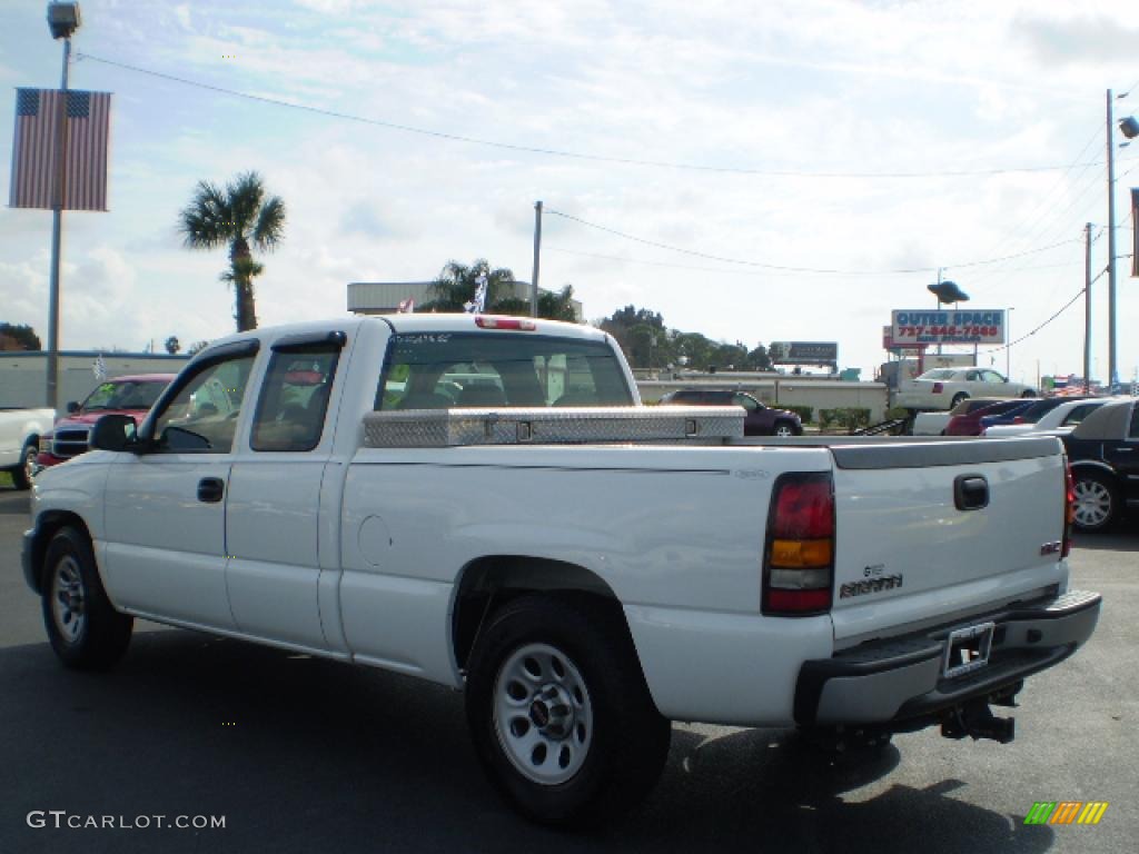 2005 Sierra 1500 Extended Cab - Summit White / Pewter photo #5