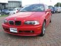 2003 Electric Red BMW 3 Series 325i Coupe  photo #3