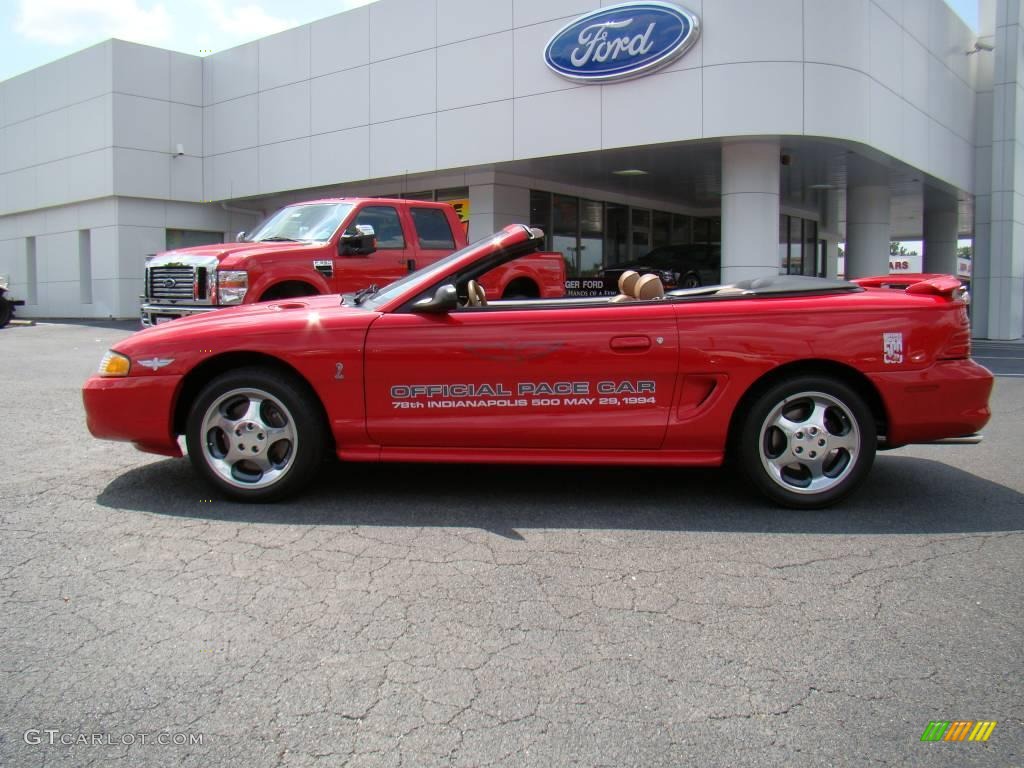 1994 Rio Red Ford Mustang Indianapolis 500 Pace Car Cobra Convertible 16130244 Photo 5 1994 Rio Red Ford Mustang Indianapolis 500 Pace Car Cobra Convertible 16130244 Photo 5
