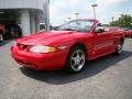 1994 Rio Red Ford Mustang Indianapolis 500 Pace Car Cobra Convertible  photo #6