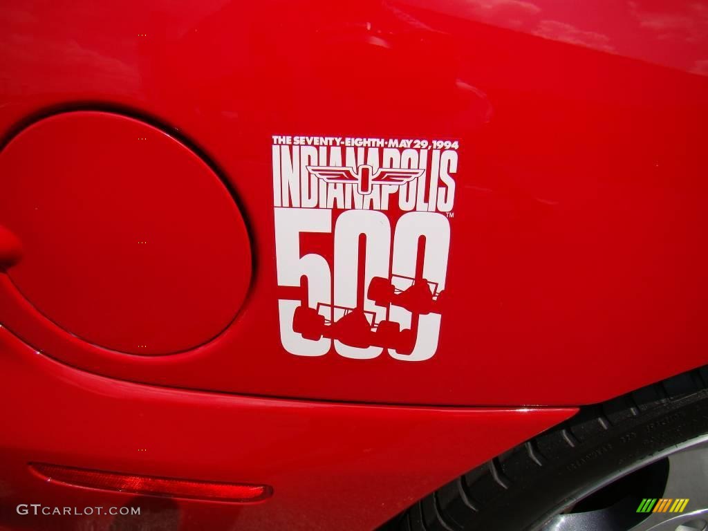 1994 Mustang Indianapolis 500 Pace Car Cobra Convertible - Rio Red / Saddle photo #28