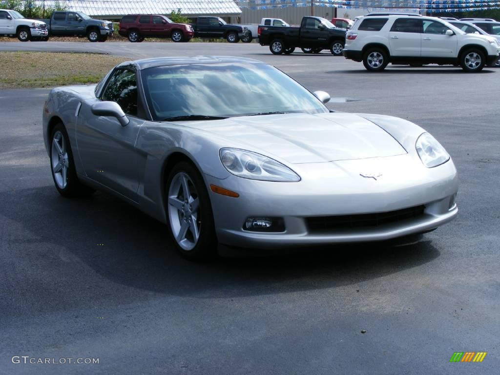 2005 Corvette Coupe - Machine Silver / Ebony photo #6