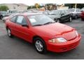 2002 Bright Red Chevrolet Cavalier Coupe  photo #1