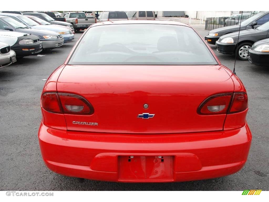 2002 Cavalier Coupe - Bright Red / Graphite photo #7