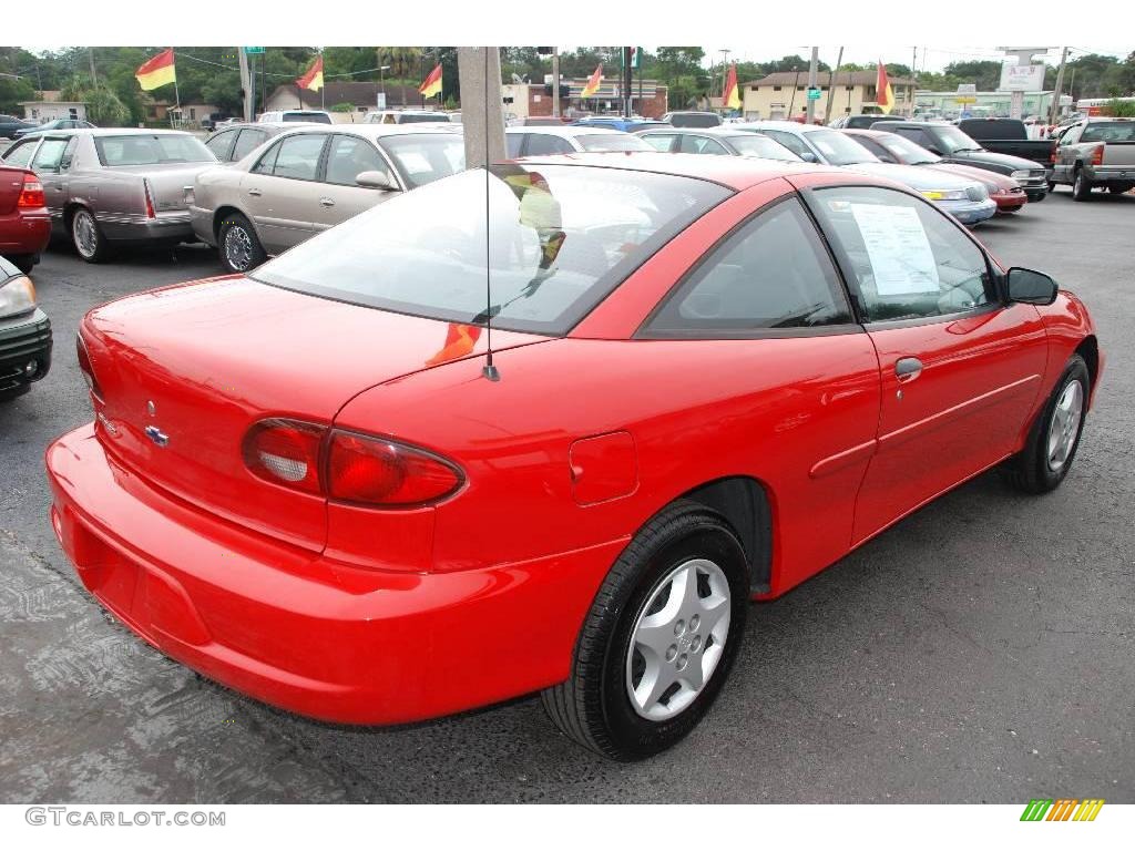 2002 Cavalier Coupe - Bright Red / Graphite photo #8