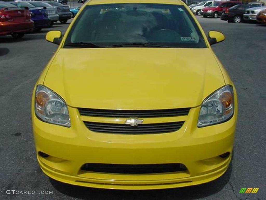 2006 Cobalt SS Supercharged Coupe - Rally Yellow / Ebony photo #2