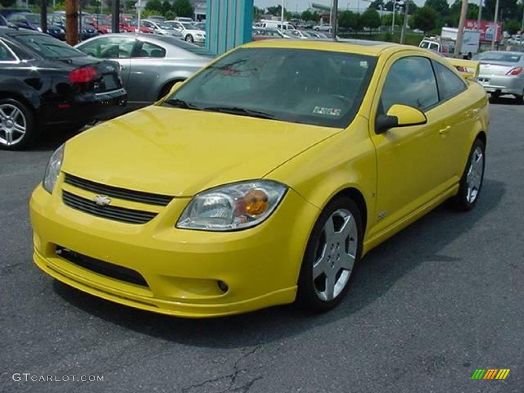 2006 Cobalt SS Supercharged Coupe - Rally Yellow / Ebony photo #3