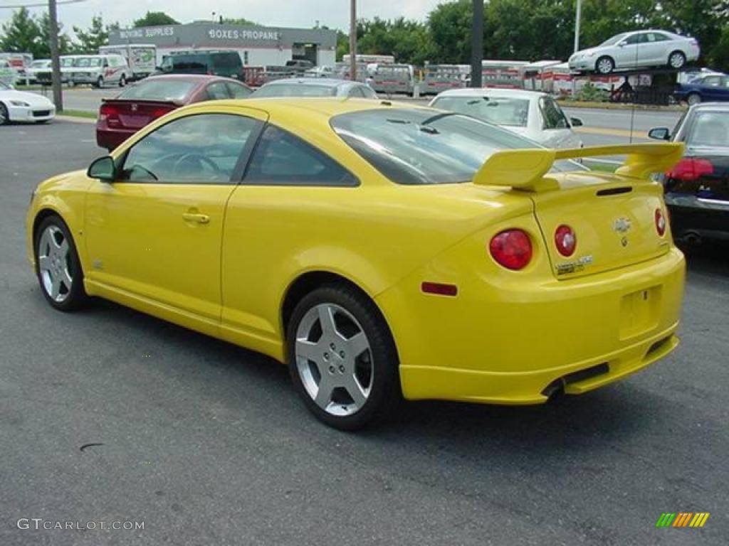 2006 Cobalt SS Supercharged Coupe - Rally Yellow / Ebony photo #4