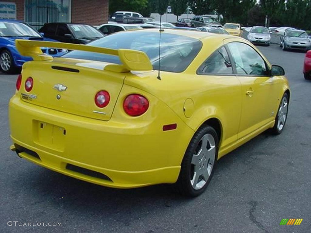 2006 Cobalt SS Supercharged Coupe - Rally Yellow / Ebony photo #6