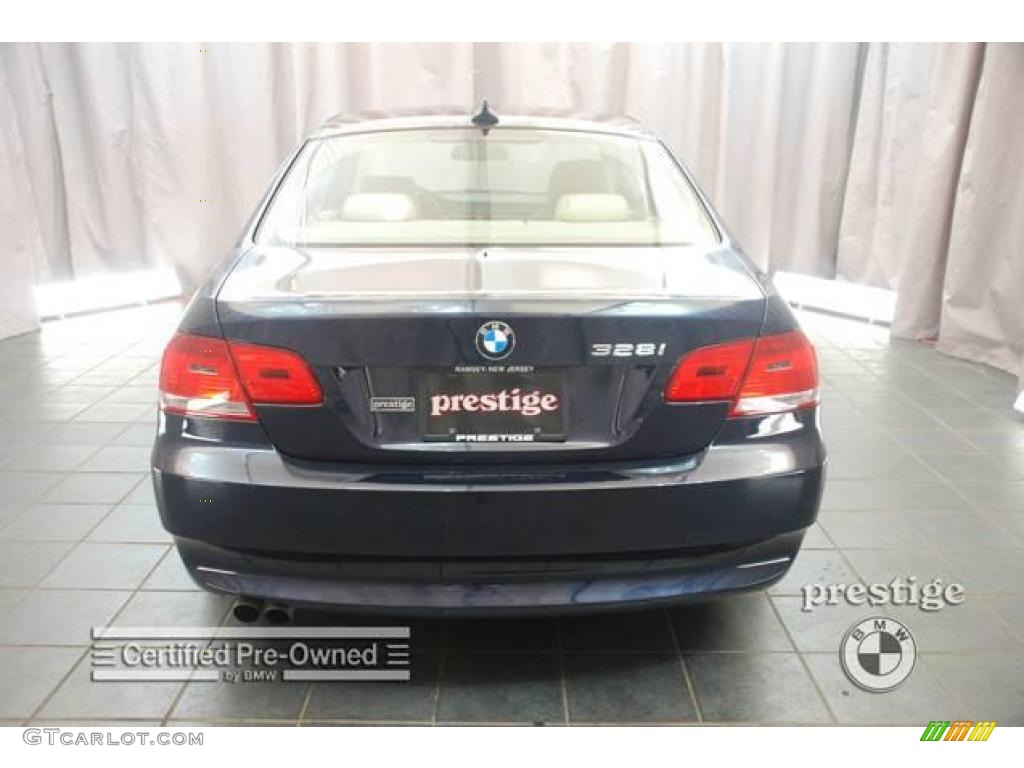 2007 3 Series 328i Coupe - Monaco Blue Metallic / Beige photo #2