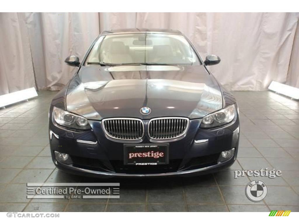2007 3 Series 328i Coupe - Monaco Blue Metallic / Beige photo #5