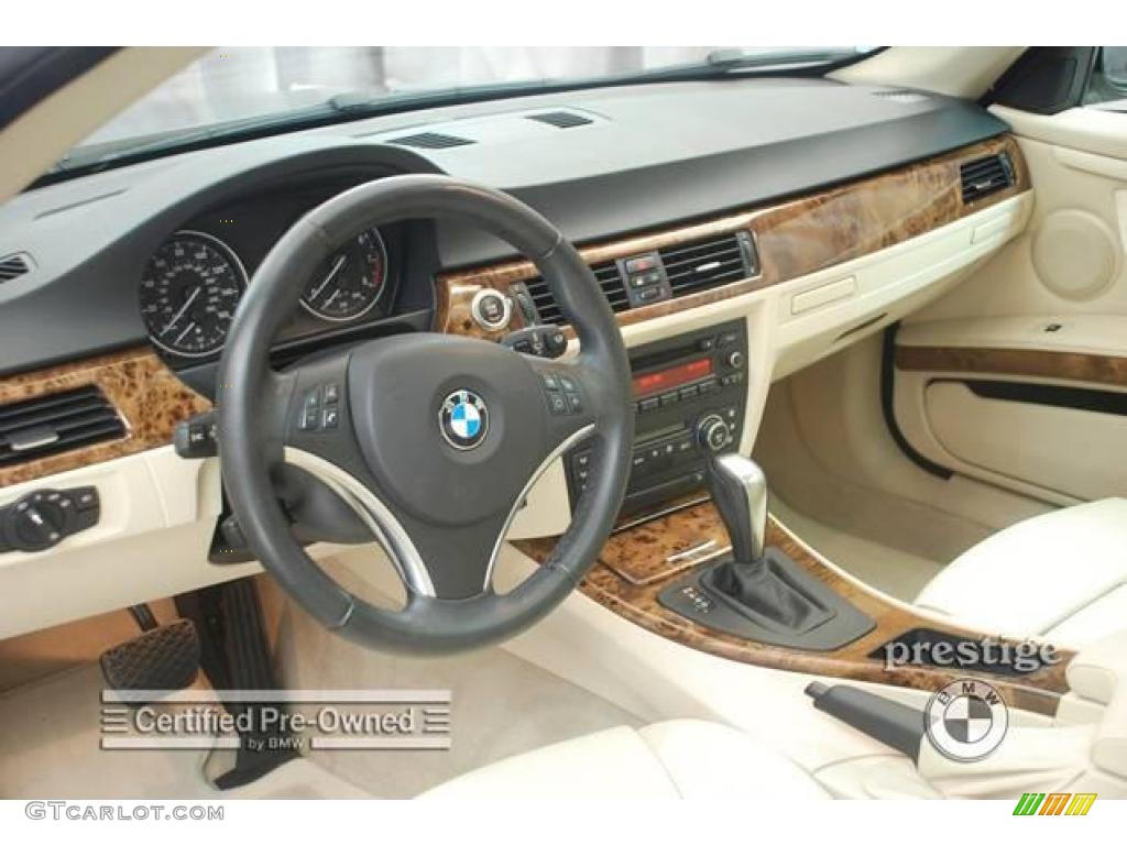 2007 3 Series 328i Coupe - Monaco Blue Metallic / Beige photo #12