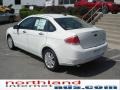 2010 White Suede Ford Focus SEL Sedan  photo #8