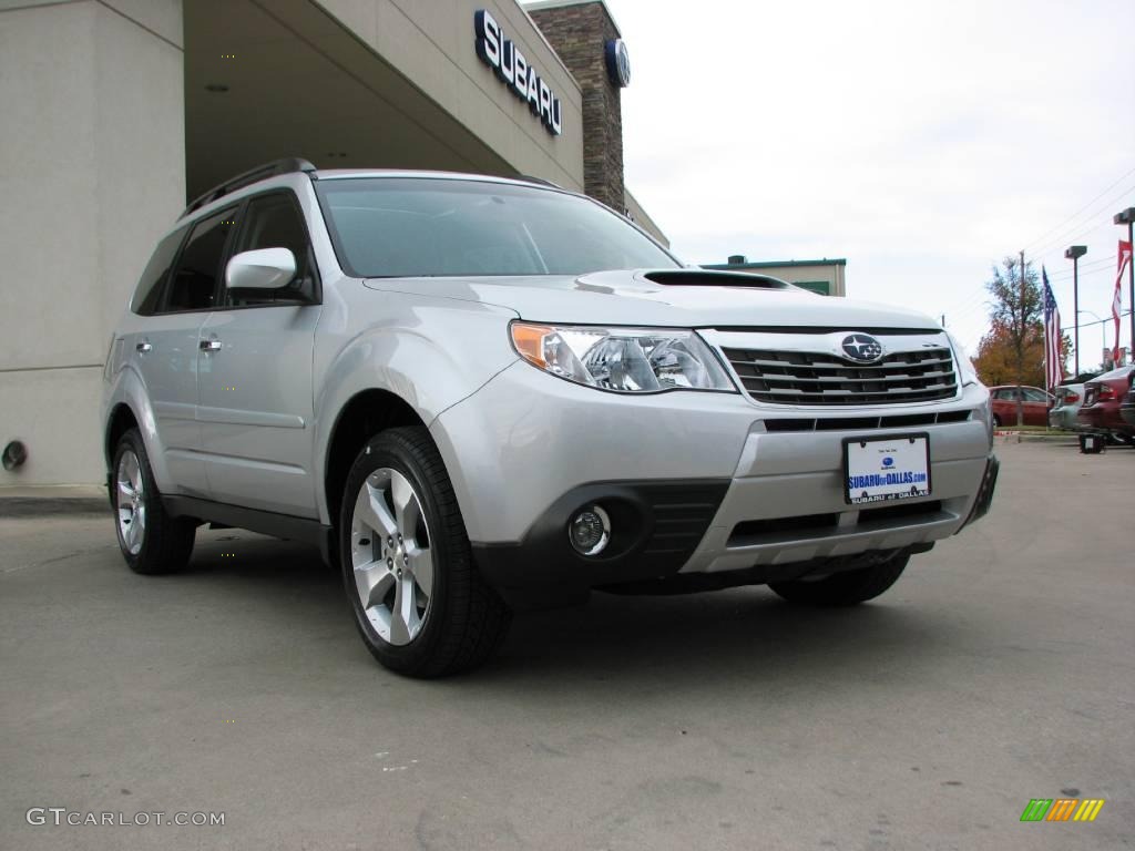 2009 Forester 2.5 XT Limited - Spark Silver Metallic / Black photo #1