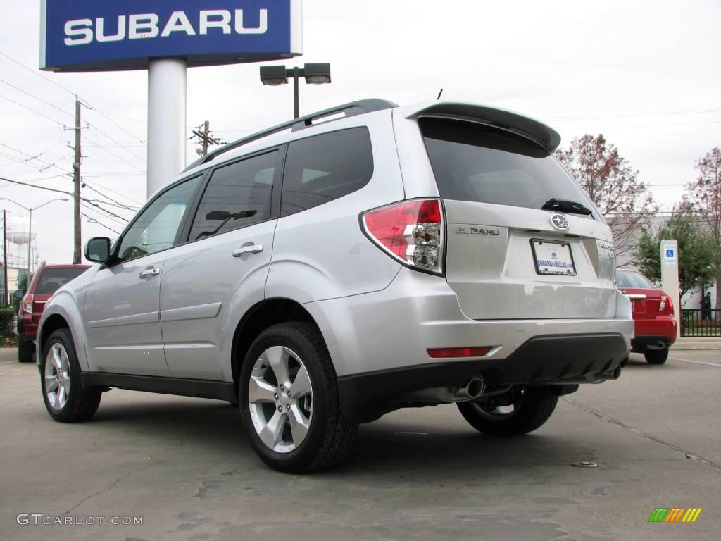2009 Forester 2.5 XT Limited - Spark Silver Metallic / Black photo #3
