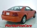 2004 Competition Orange Ford Mustang V6 Coupe  photo #2