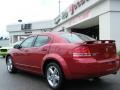 2008 Inferno Red Crystal Pearl Dodge Avenger R/T AWD  photo #3