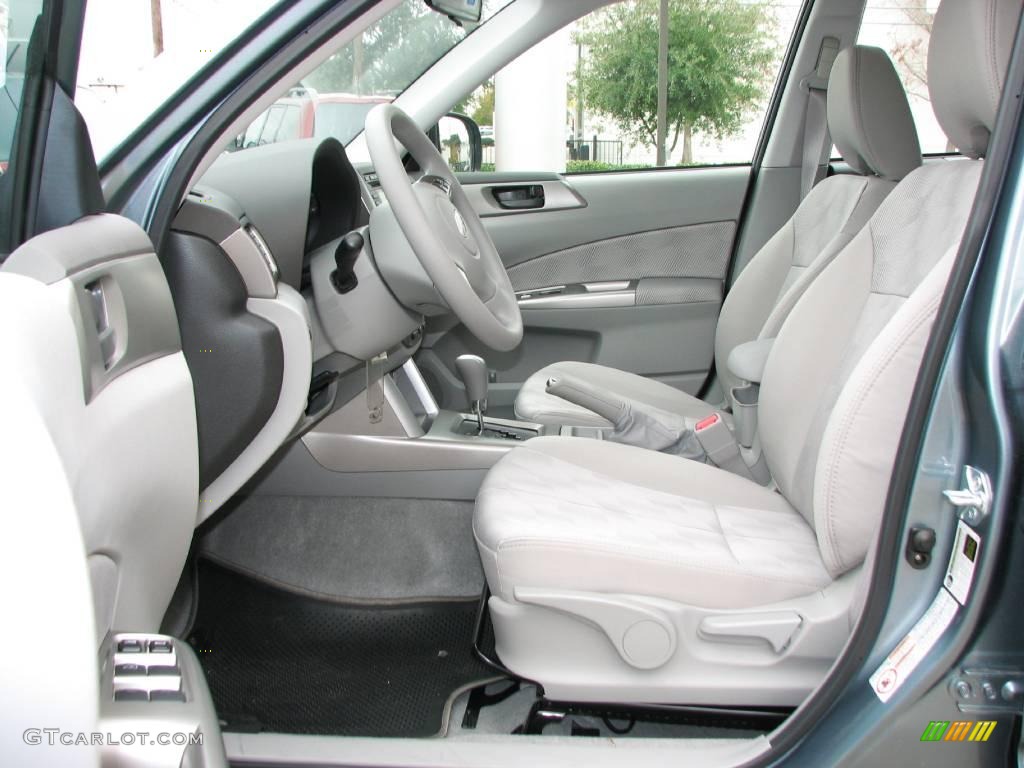 2009 Forester 2.5 X - Sage Green Metallic / Platinum photo #5