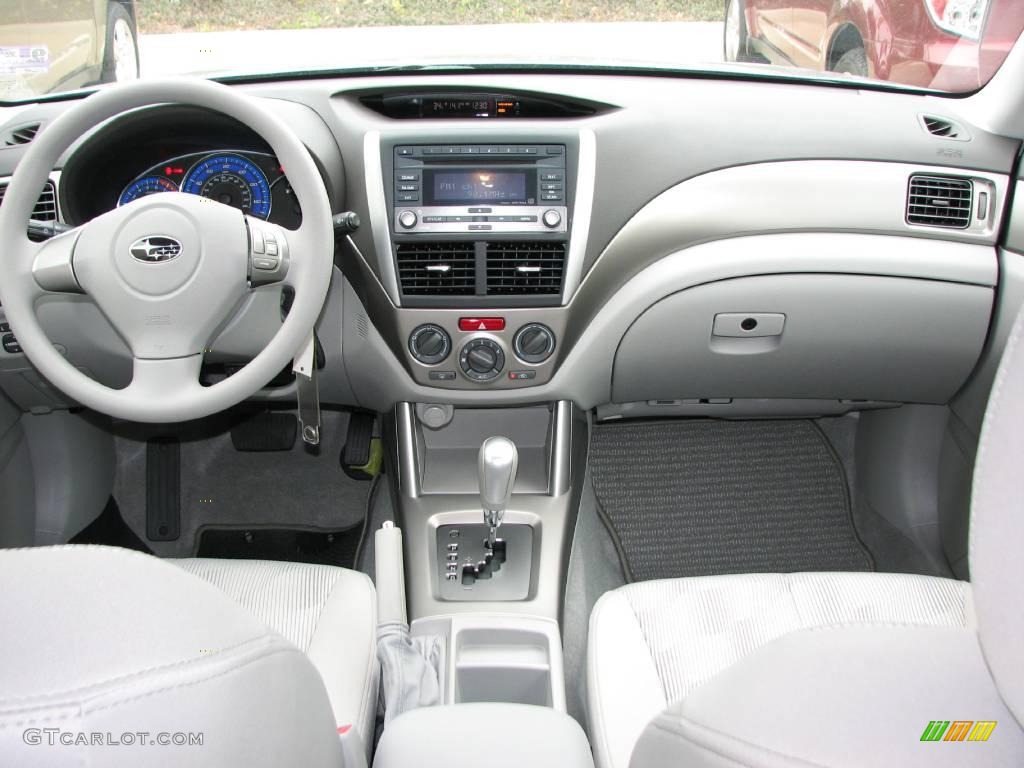 2009 Forester 2.5 X - Sage Green Metallic / Platinum photo #7