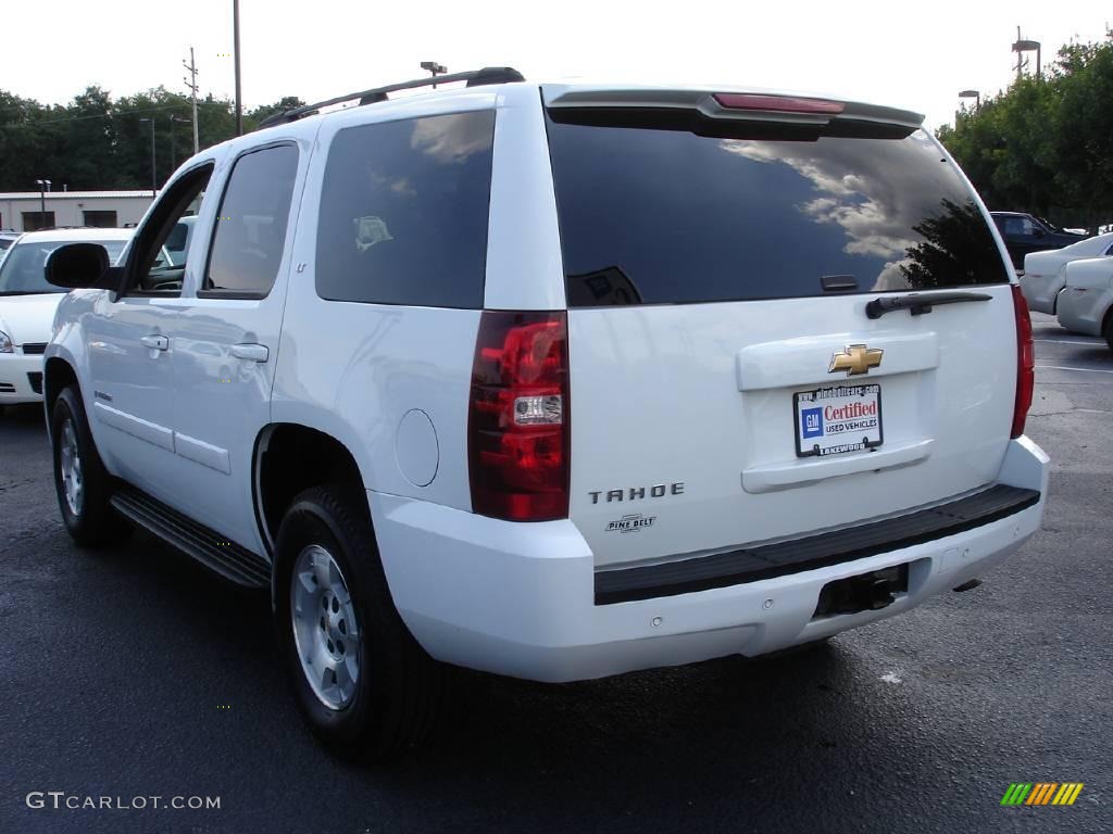 2007 Tahoe LT 4x4 - Summit White / Ebony photo #5