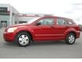 2007 Inferno Red Crystal Pearl Dodge Caliber SE  photo #1