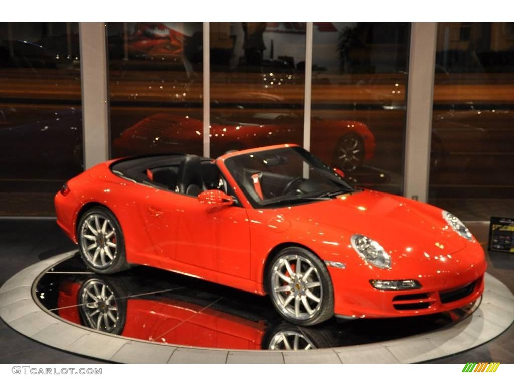 2006 911 Carrera S Cabriolet - Guards Red / Black photo #23