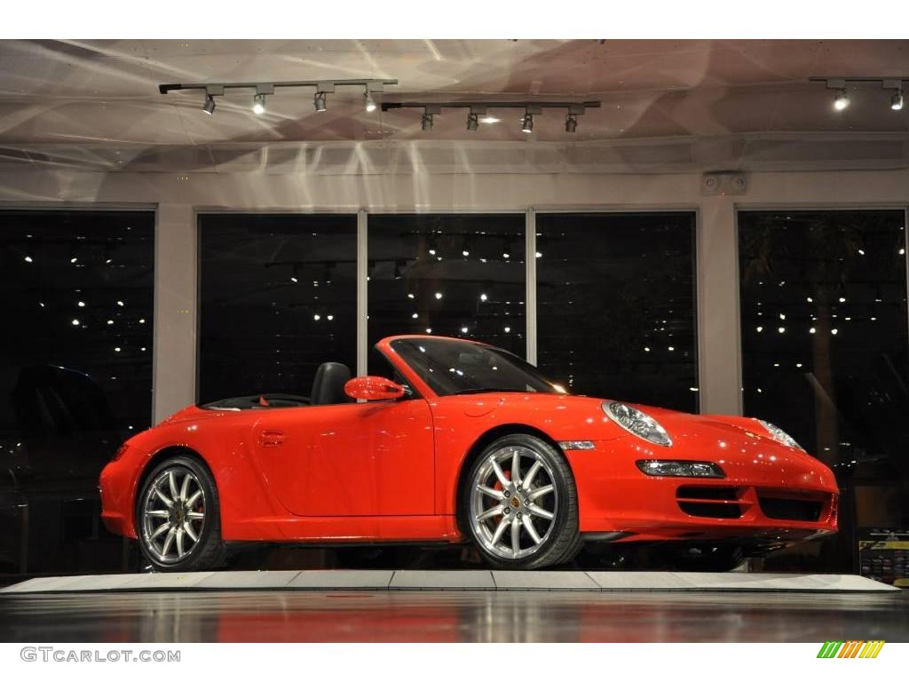 2006 911 Carrera S Cabriolet - Guards Red / Black photo #28