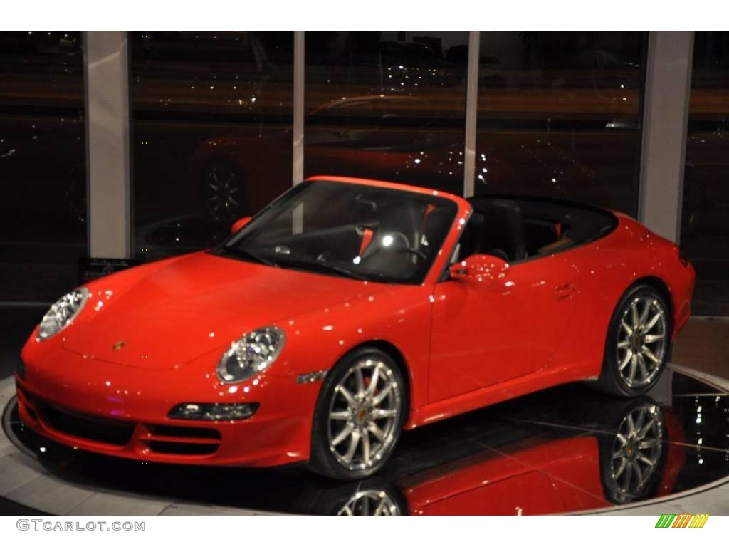 2006 911 Carrera S Cabriolet - Guards Red / Black photo #35