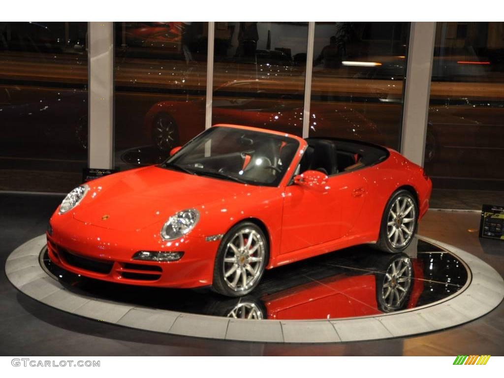 2006 911 Carrera S Cabriolet - Guards Red / Black photo #36