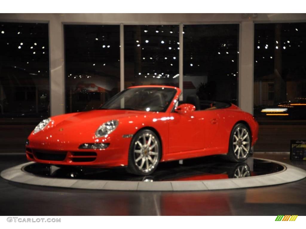 2006 911 Carrera S Cabriolet - Guards Red / Black photo #37