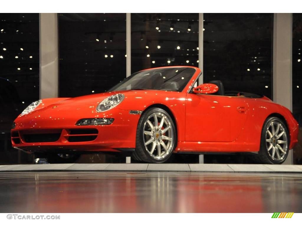 2006 911 Carrera S Cabriolet - Guards Red / Black photo #39