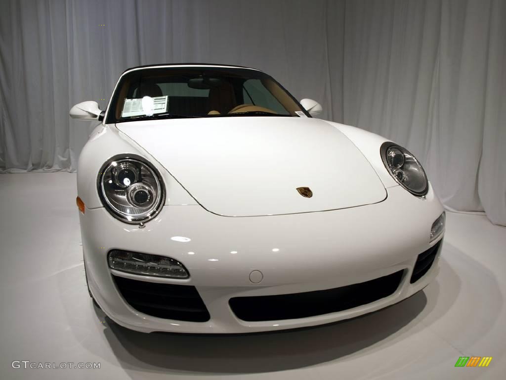 2009 911 Carrera S Cabriolet - Carrara White / Sand Beige photo #14