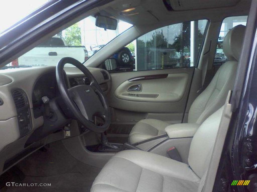 2001 S40 1.9T - Midnight Black Metallic / Taupe/Light Taupe photo #6