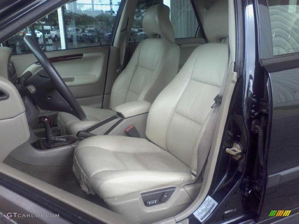 2001 S40 1.9T - Midnight Black Metallic / Taupe/Light Taupe photo #14