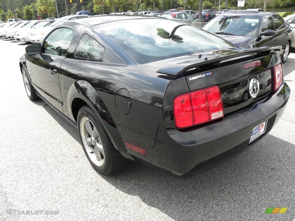 2006 Mustang V6 Premium Coupe - Black / Dark Charcoal photo #10