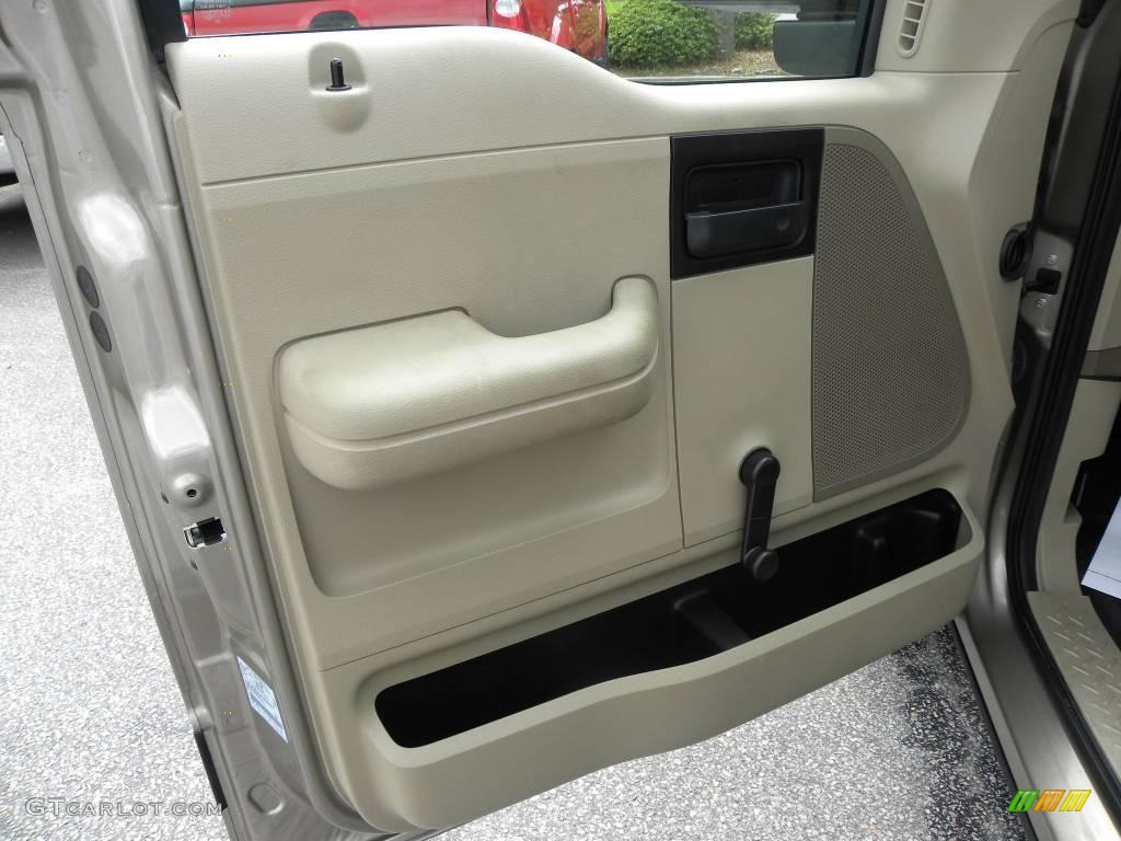2006 F150 XL Regular Cab - Dark Shadow Grey Metallic / Tan photo #5