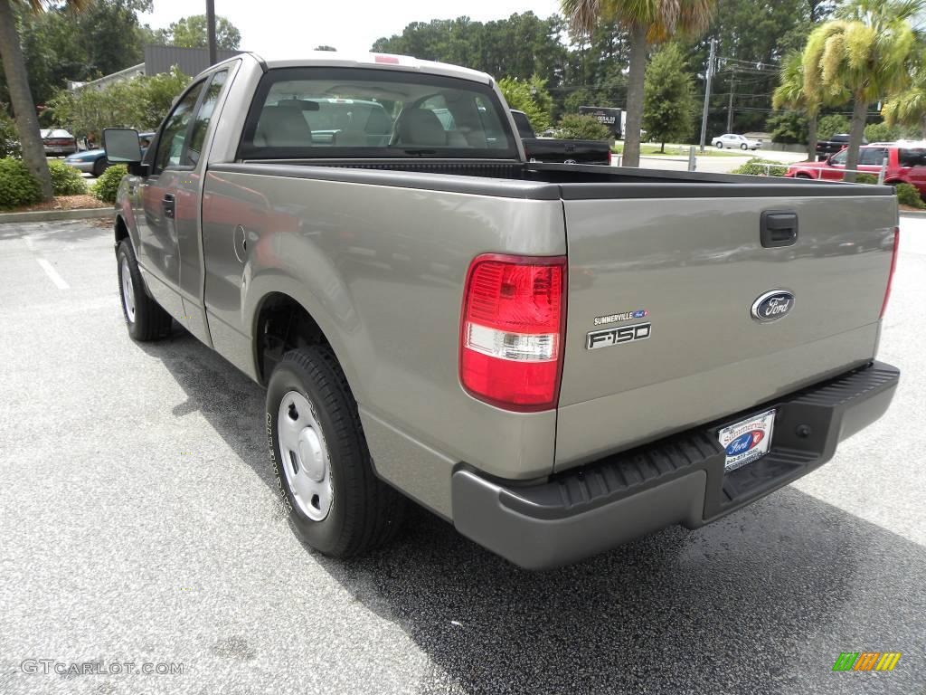 2006 F150 XL Regular Cab - Dark Shadow Grey Metallic / Tan photo #11