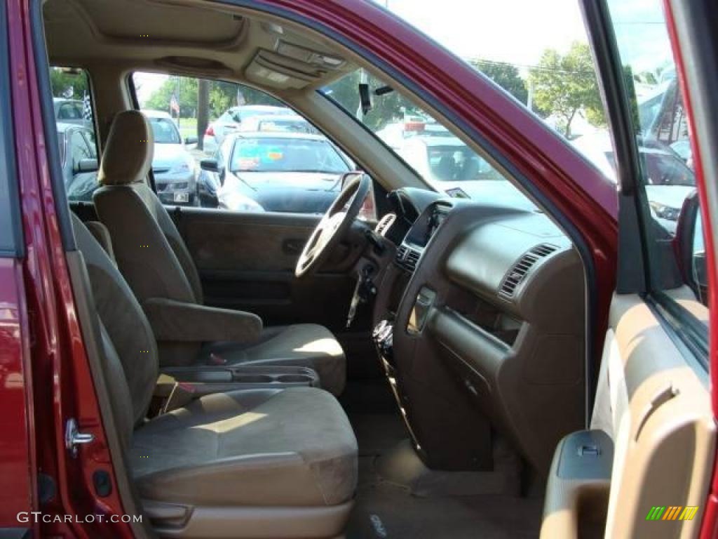 2003 CR-V EX 4WD - Chianti Red Pearl / Saddle photo #5