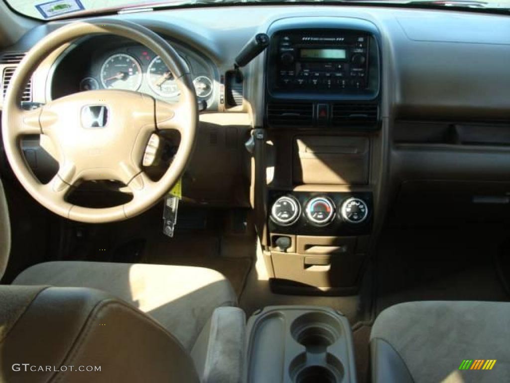 2003 CR-V EX 4WD - Chianti Red Pearl / Saddle photo #6