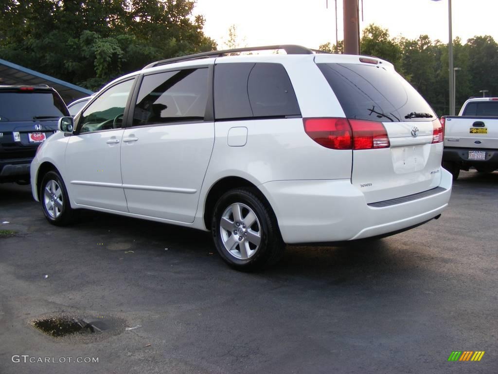 2005 Sienna XLE - Natural White / Taupe photo #1