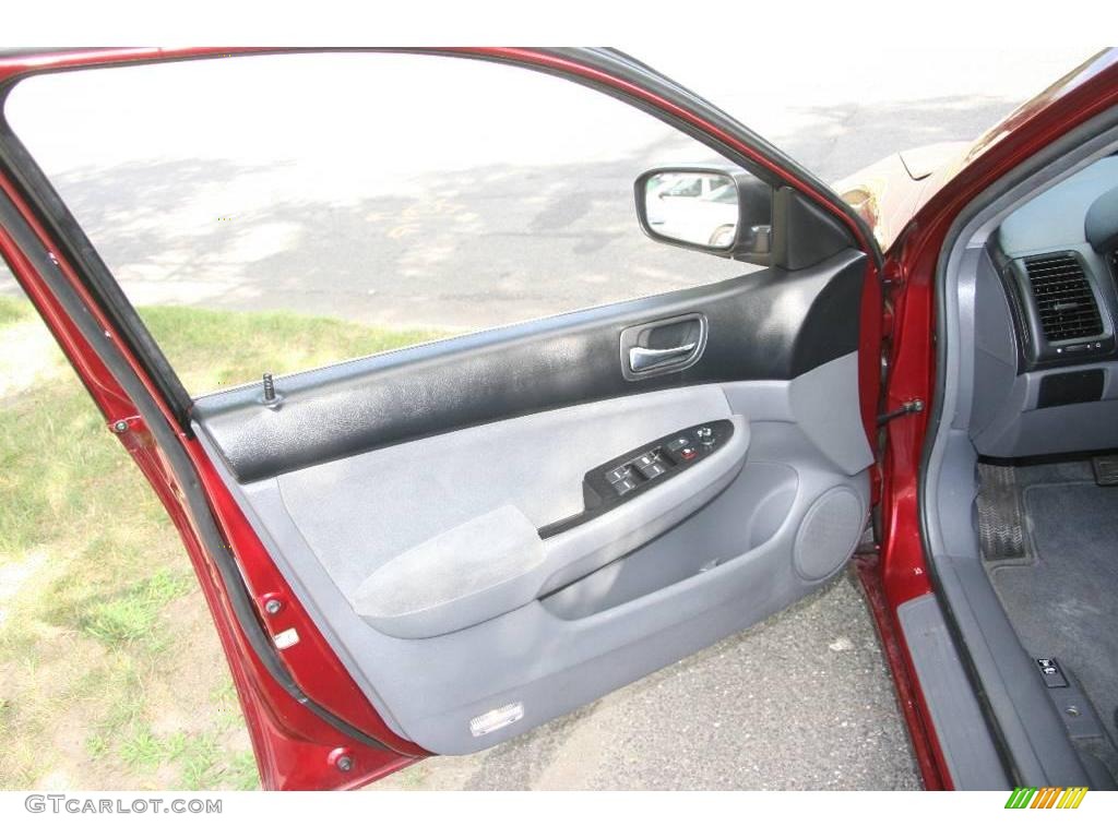 2006 Accord SE Sedan - Redondo Red Pearl / Gray photo #17