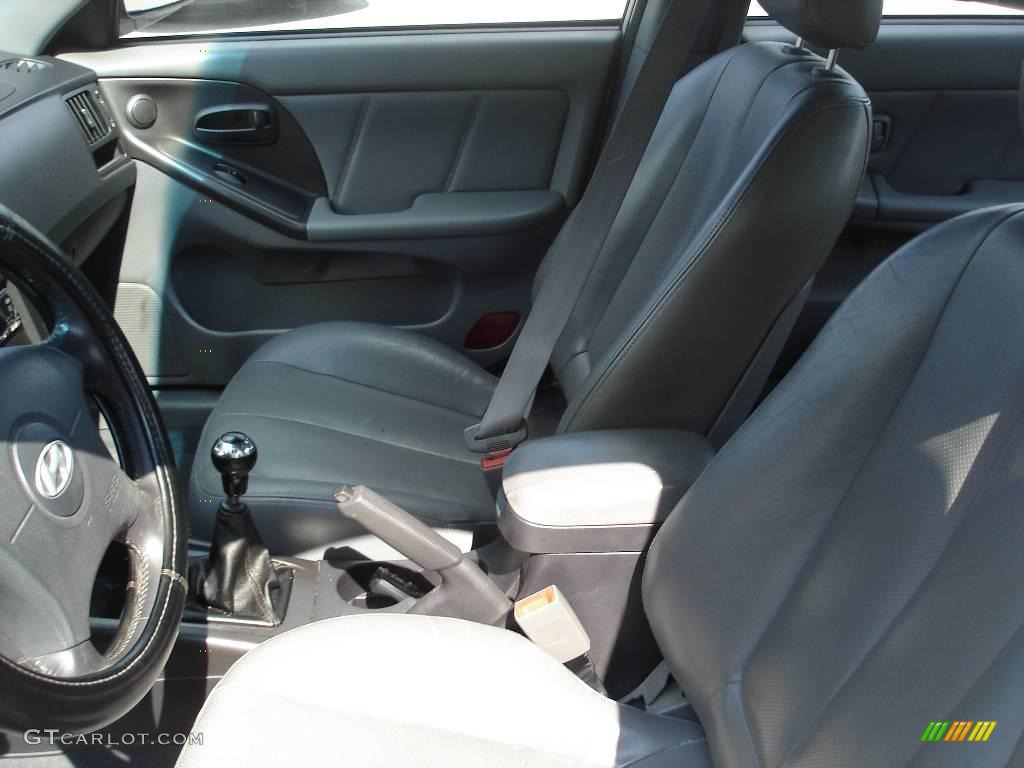 2004 Elantra GT Sedan - Sterling Silver / Gray photo #8