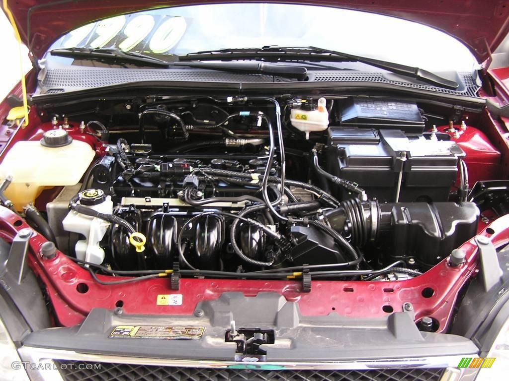 2007 Focus ZX4 S Sedan - Dark Toreador Red Metallic / Charcoal/Light Flint photo #13