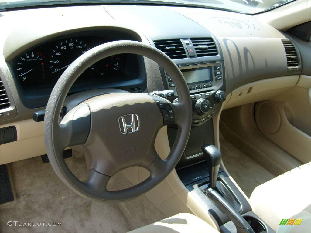 2006 Accord LX Sedan - Desert Mist Metallic / Ivory photo #9